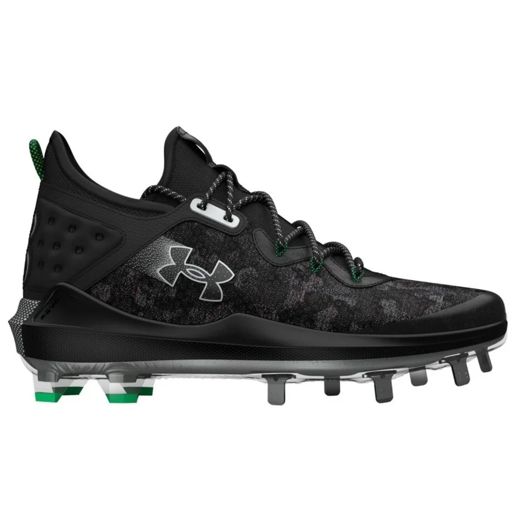 Under Armour Size 15 Metal TPU Baseball Cleats Harper 8 Low ST Mens Black UA NEW